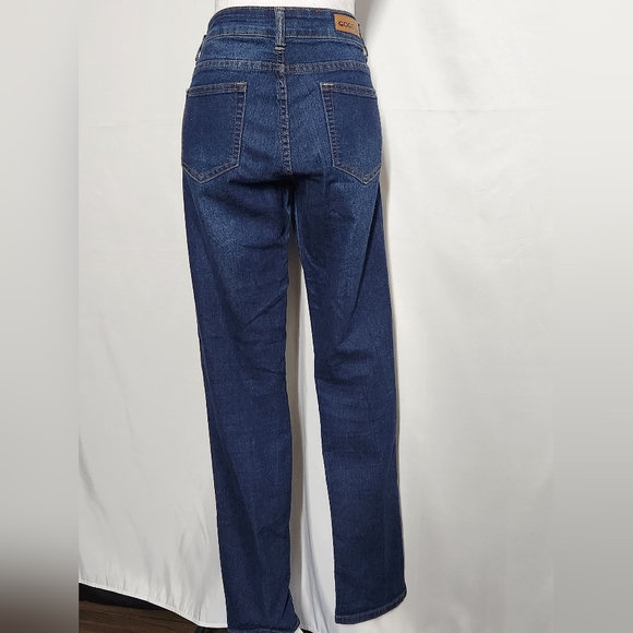 Gogo jeans brand size 13 jeans with rhinestones on the front pockets/button - Picture 3 of 12